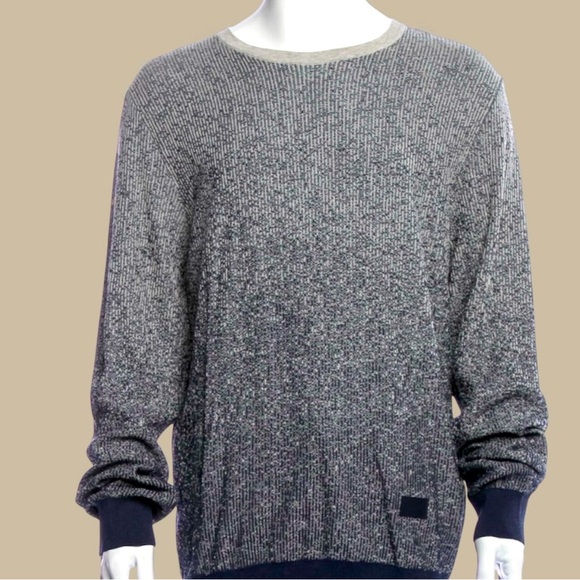 Louis Vuitton Other - NEW LOUIS VUITTON Gradient Knit Cotton Blue Gray Sweater Size XXL